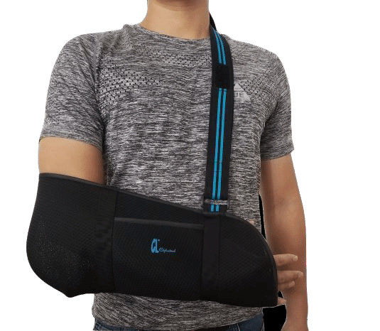 Durable Breathable Air Mesh Medical Arm Sling With Split Strap Technology
