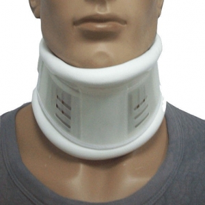 White Semi Rigid Medical Neck Collar Adj